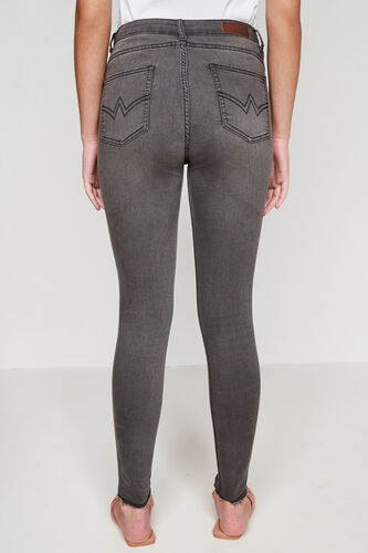 Grey Solid Straight Bottom, Grey, image 2